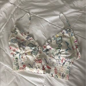 *FINAL* NWOT Maje graphic print top size S